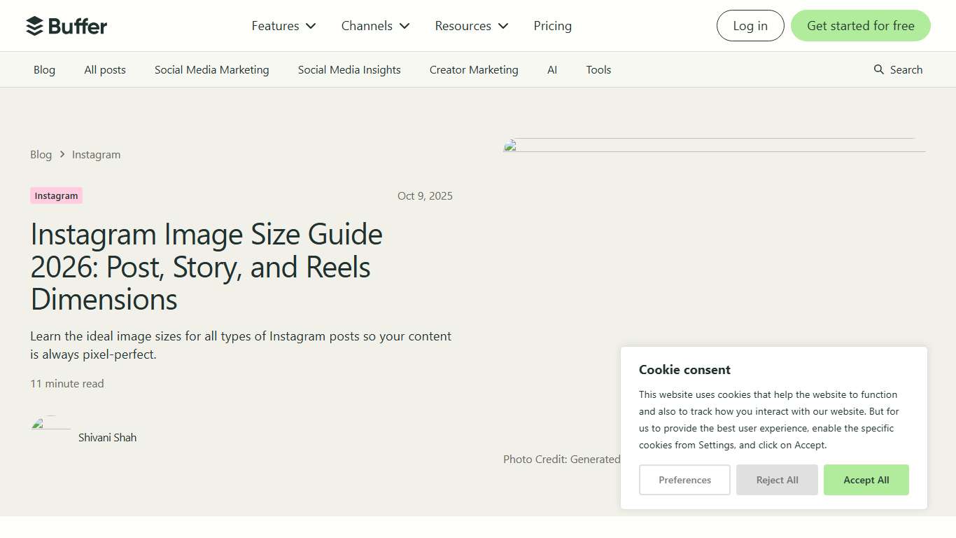 Instagram Image Size Guide 2025: Post, Story, and Reels Dimensions
